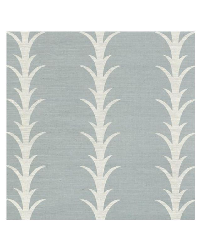 Acanthus stripe chambray wallpaper schumacher