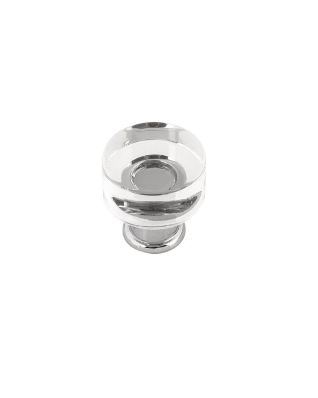 Acrylic And Chrome Round Cabinet Knob Acrylic and chrome round cabinet knob
