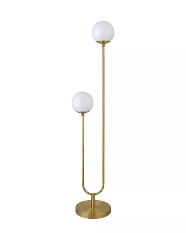 2-Light Globe Floor Lamp 2-light globe floor lamp