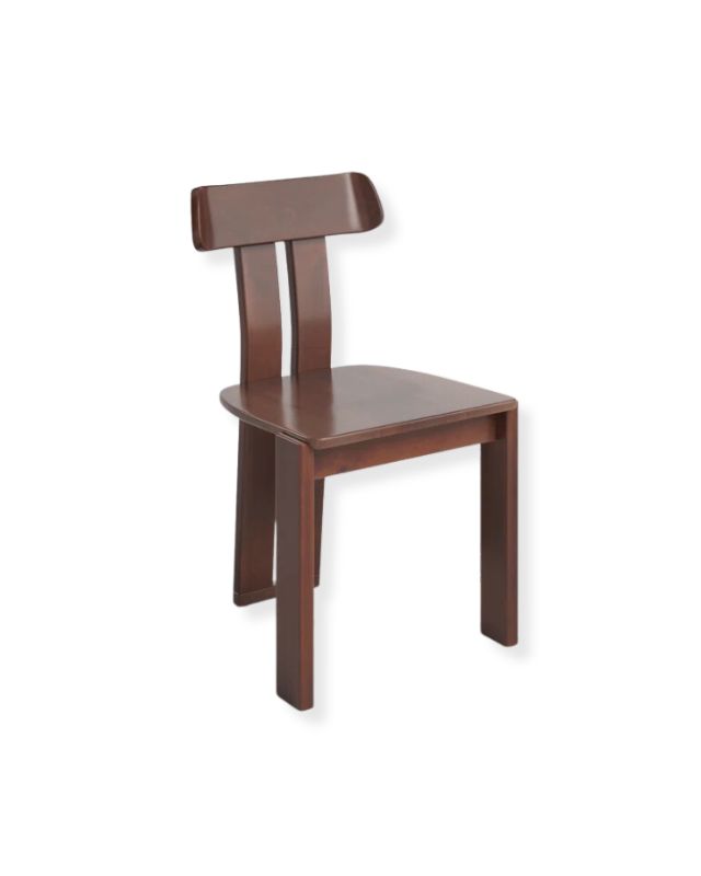 Jahmal solid wood slat back side chair