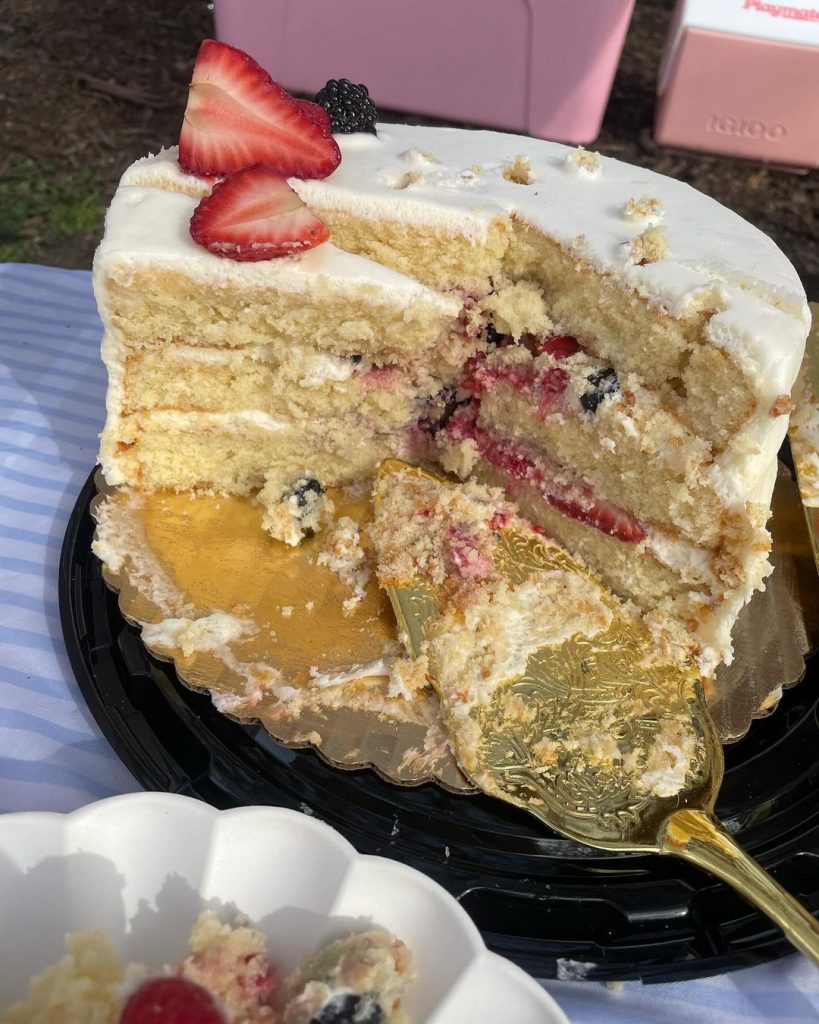 Kacey musgraves picnic instagram cake