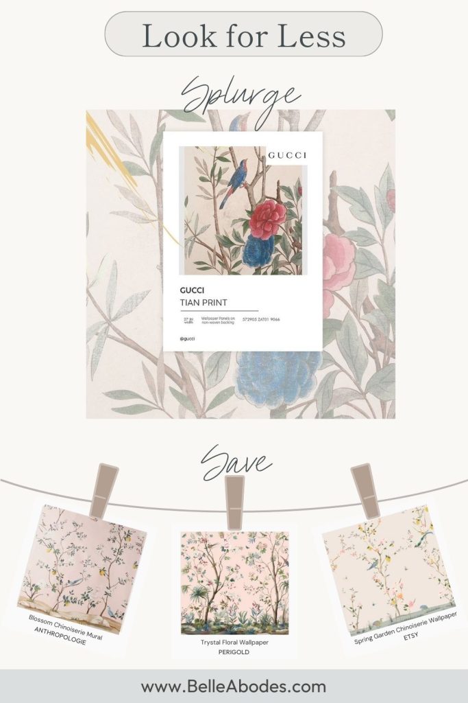 Look for less gucci tian wallpaper splurge vs save