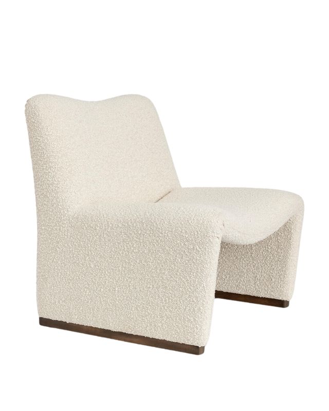 Lovett Cream Boucle Chair Lovett cream boucle chair