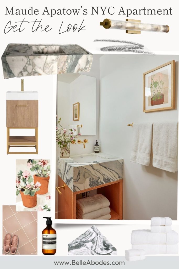 Maude apatow's nyc apartment get the look bathroom