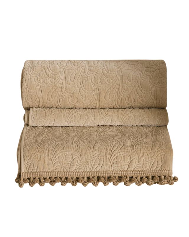 Obie Beadspread In Beige Obie beadspread in beige