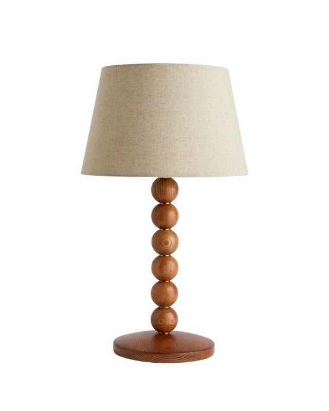 Bead table lamp emma roberts home living room get the look