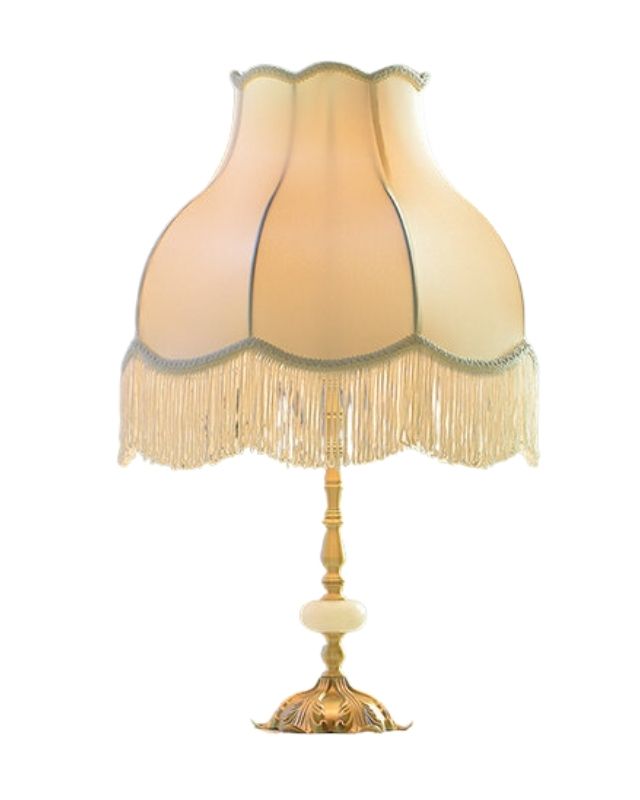 Beige tassel lamp emma roberts home living room get the look