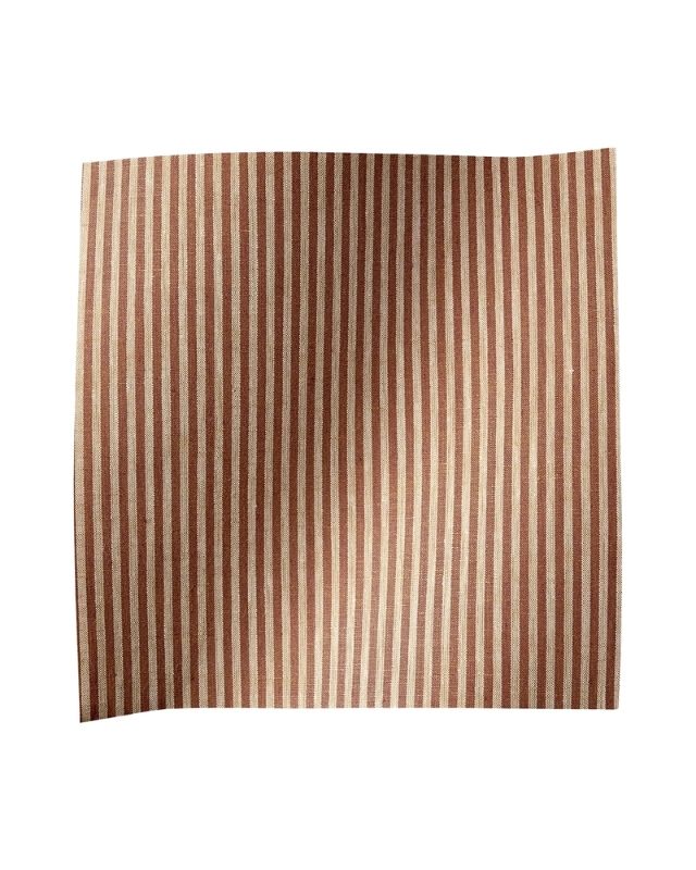 Gigi stripe fabric in tere emma roberts home living room get the look