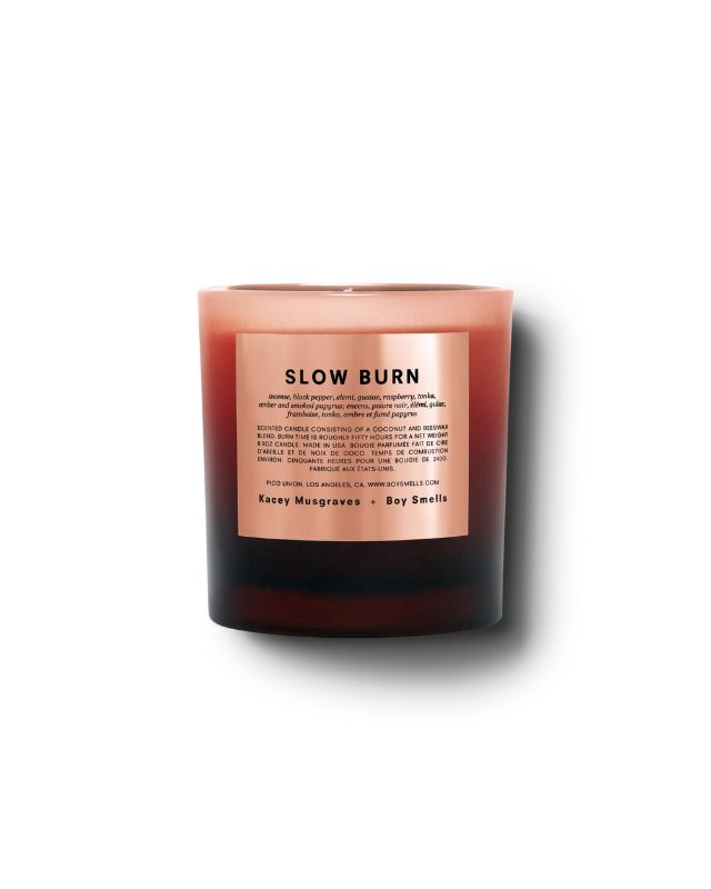 Kacey musgraves boy smells slow burn candle