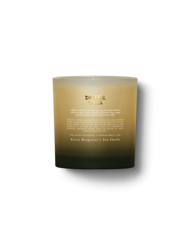 Kacey musgraves boy smells deeper well candle