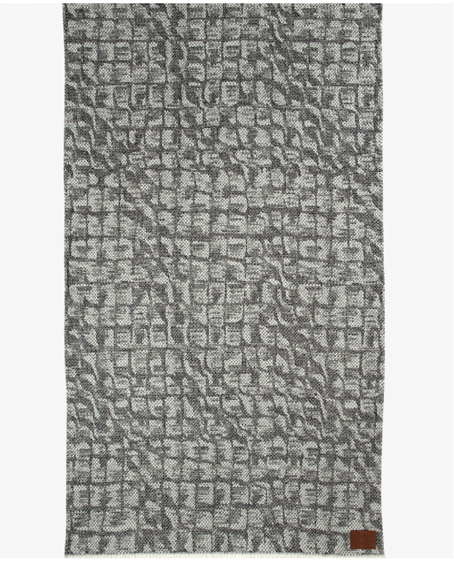 Roberto cavalli jacquard plaid glitch throw