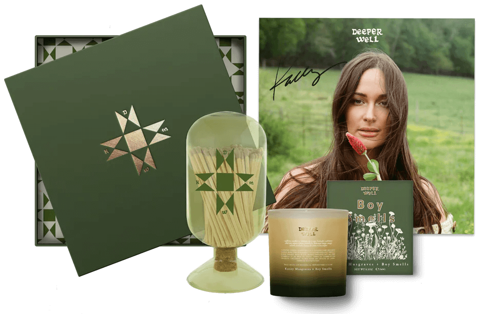 Signed deeper well candle box set kacey musgraves boy smells