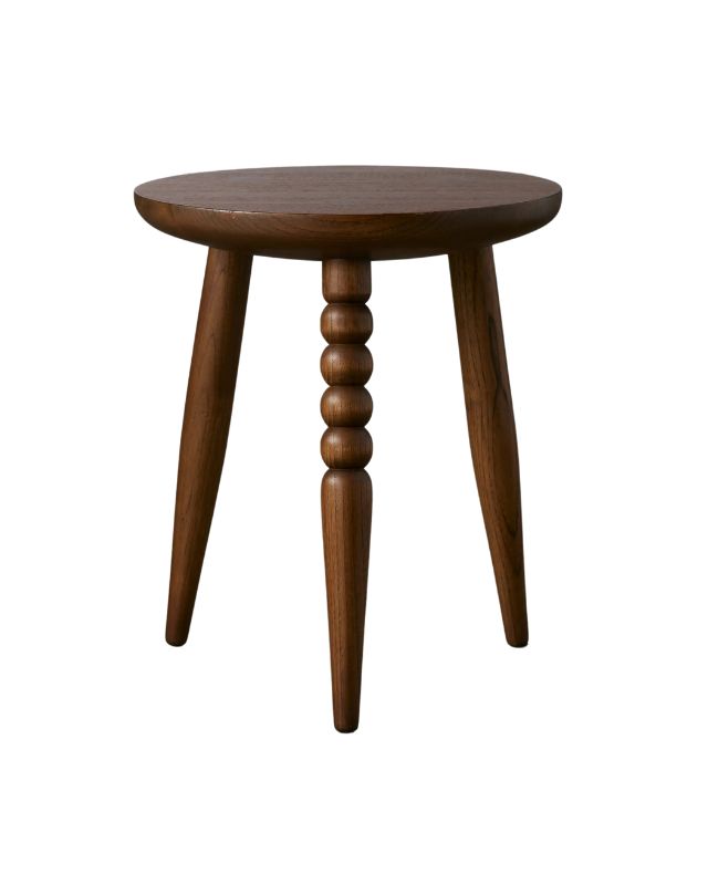 Cecily wood stool emma roberts home bathroom recreate the look