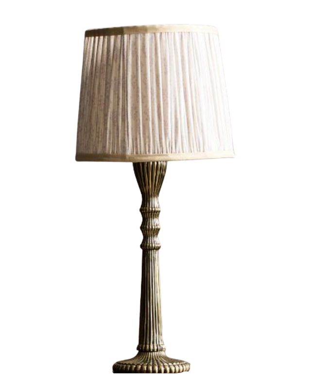 Mabel fluted table lamp emma roberts home bedroom recreate the look