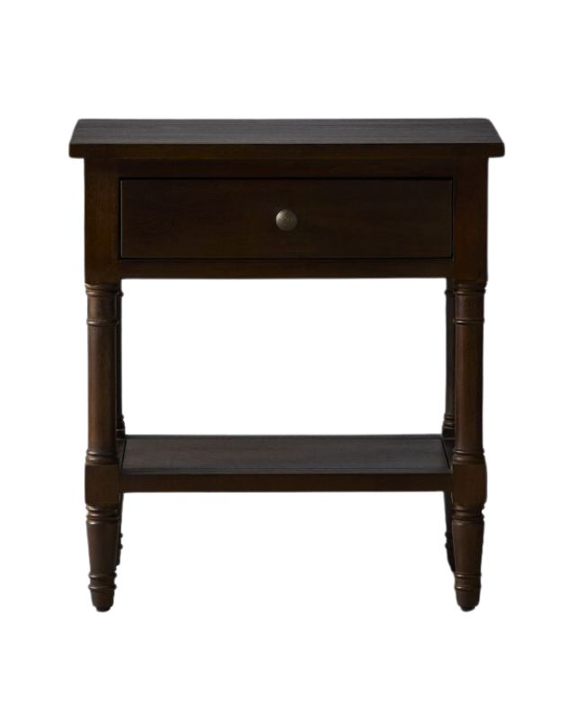 Wood verbana nightstand emma roberts home bedroom recreate the look