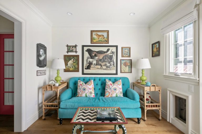 Emma stone spanish style house living nook recreate the look