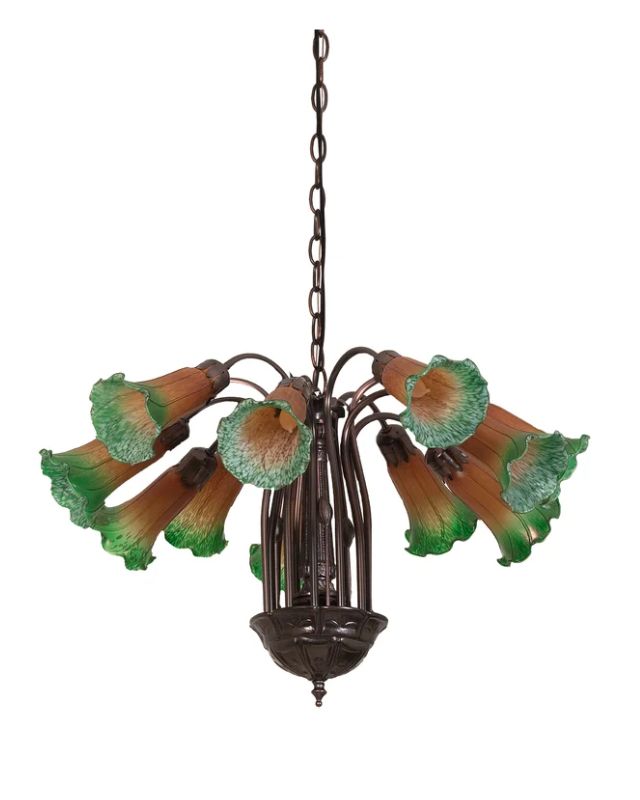 Meyda green chandelier