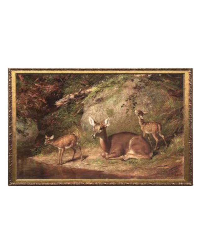Deer painting emma roberts home