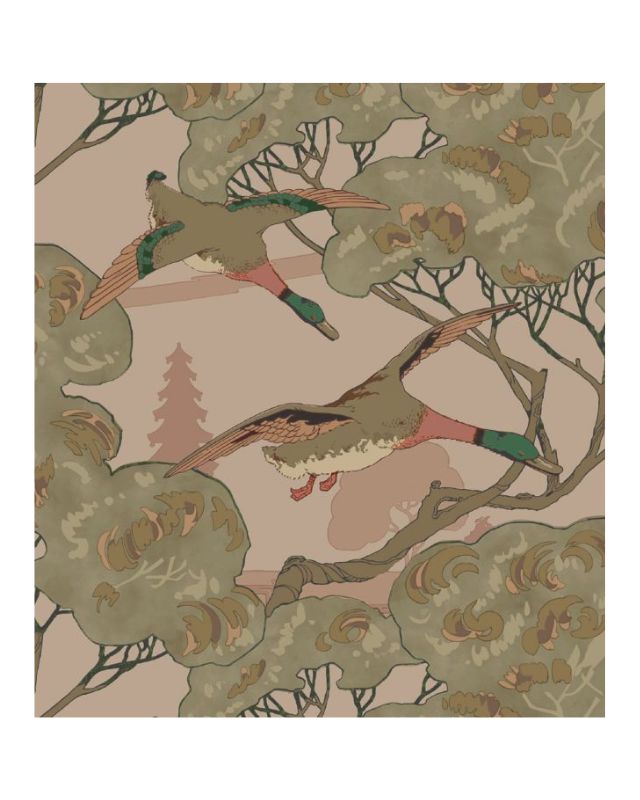 Grand flying duck wallpaper emma roberts home