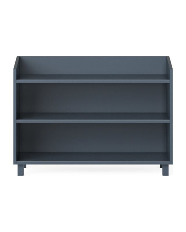 Navy indi short bookcase emma roberts home