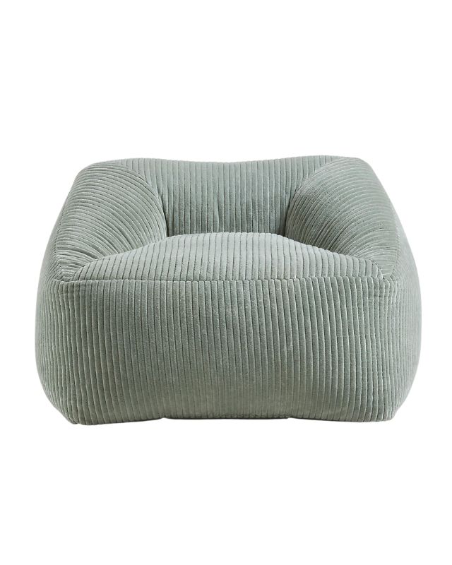 Verte green velvet corduroy kids lounge chair emma roberts home